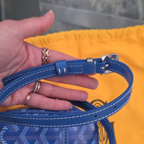 Goyard Sac CAP VERT Blue Crossbody Bag - Picture 3 of 8